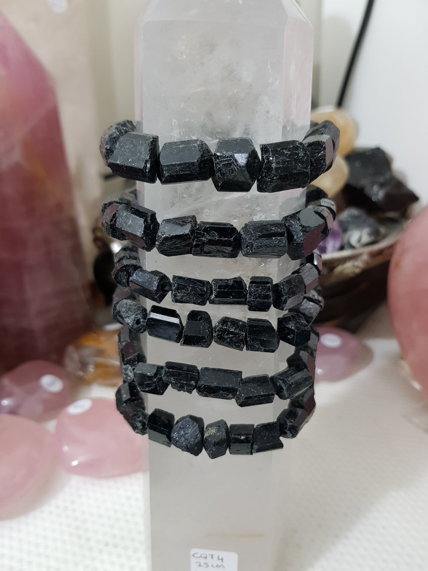 1 Natural Black Tourmaline Bracelet