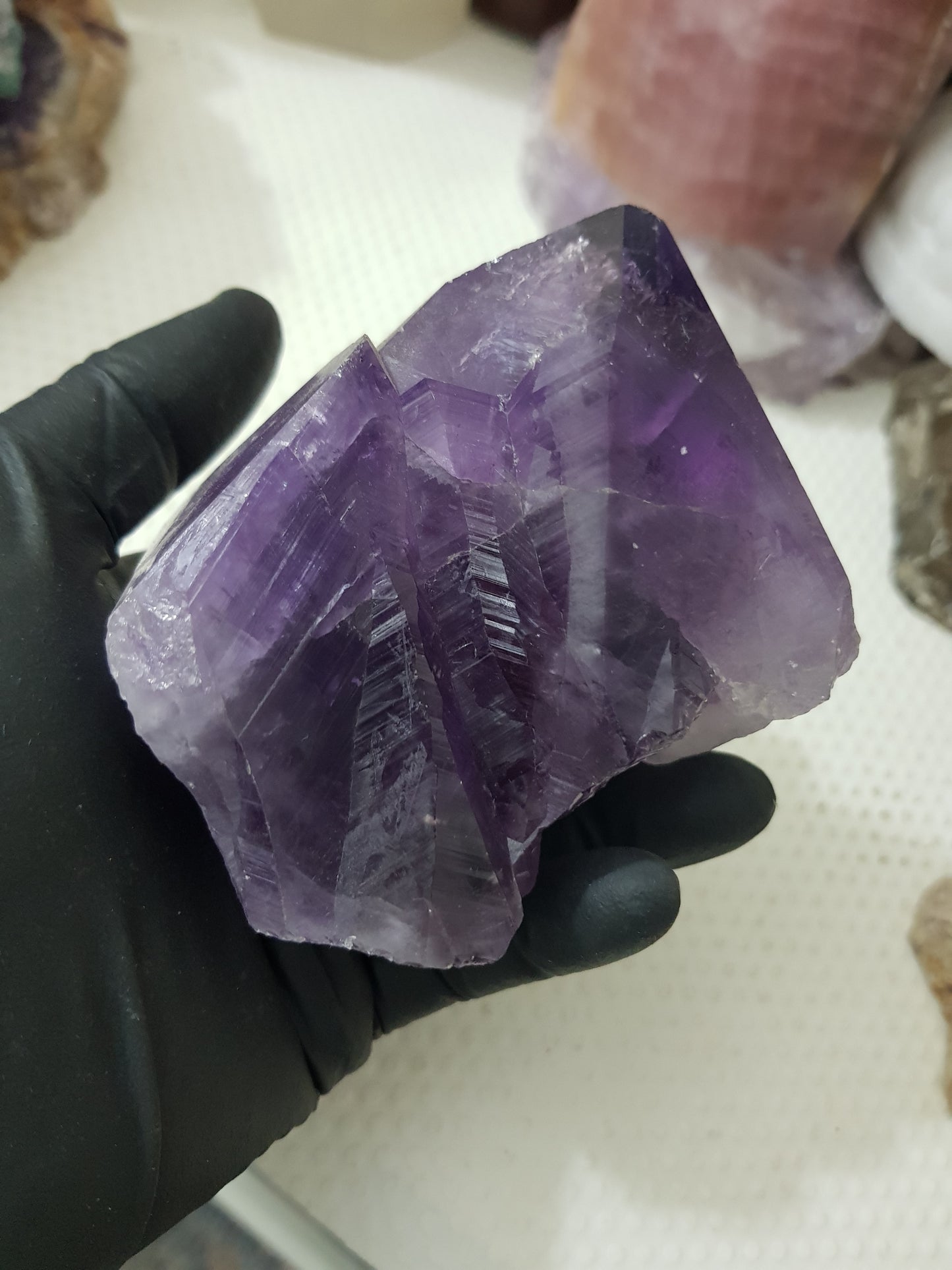 Amethyst Crystal Point With Cut Base – AP15