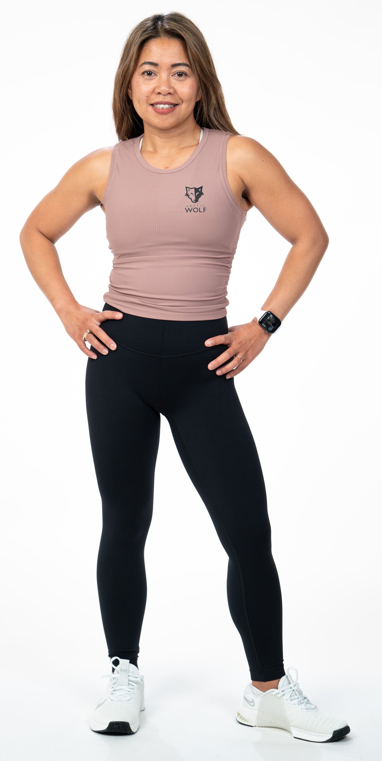 Arctic Wolf Essential Seamless Leggings - Black