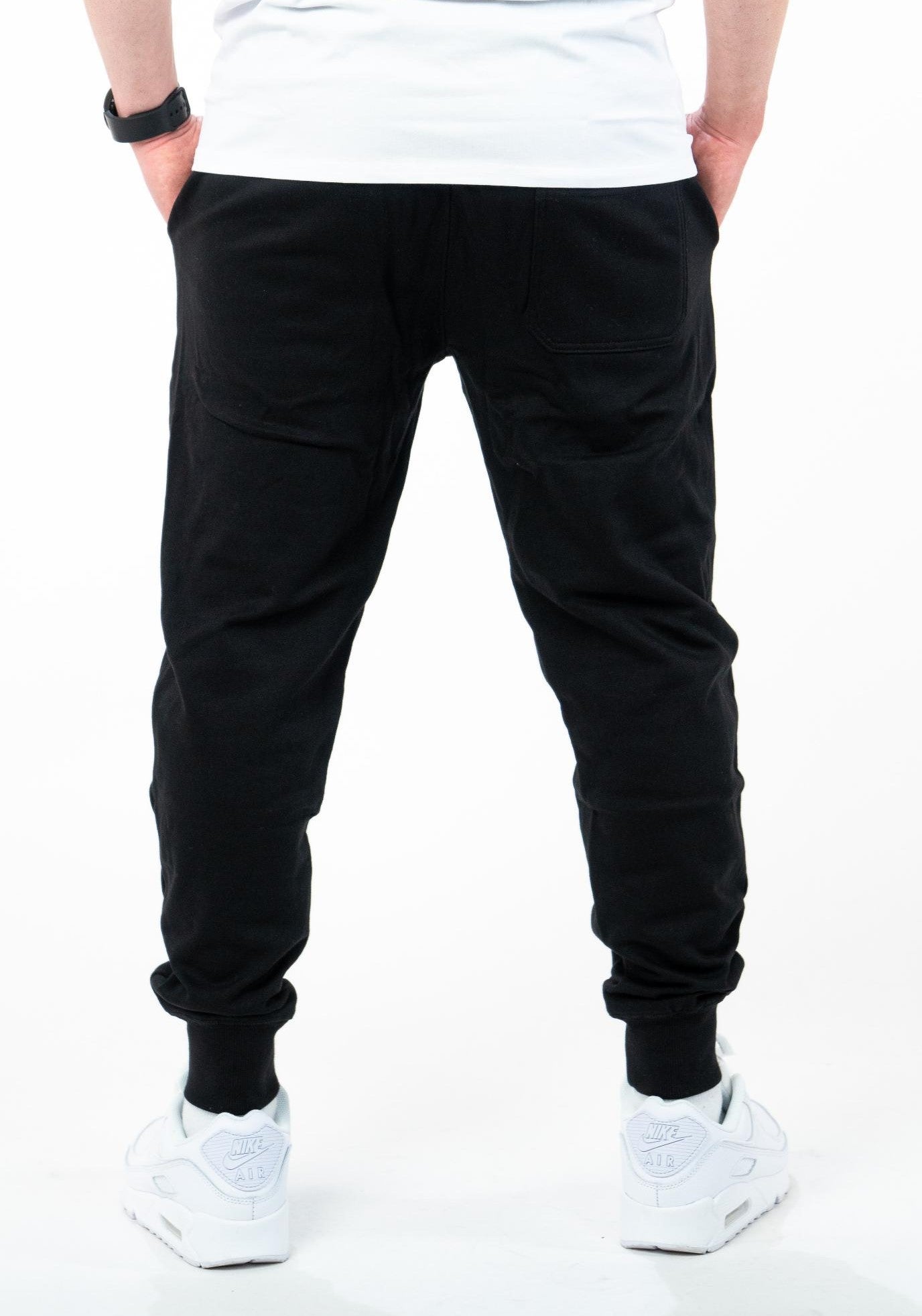 Arctic Wolf Unisex Essential Joggers - Black