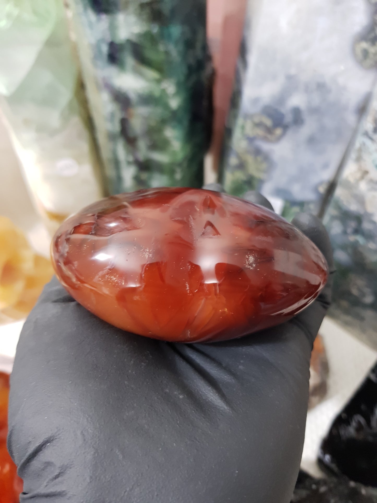 Carnelian Crystal Heart – CH10