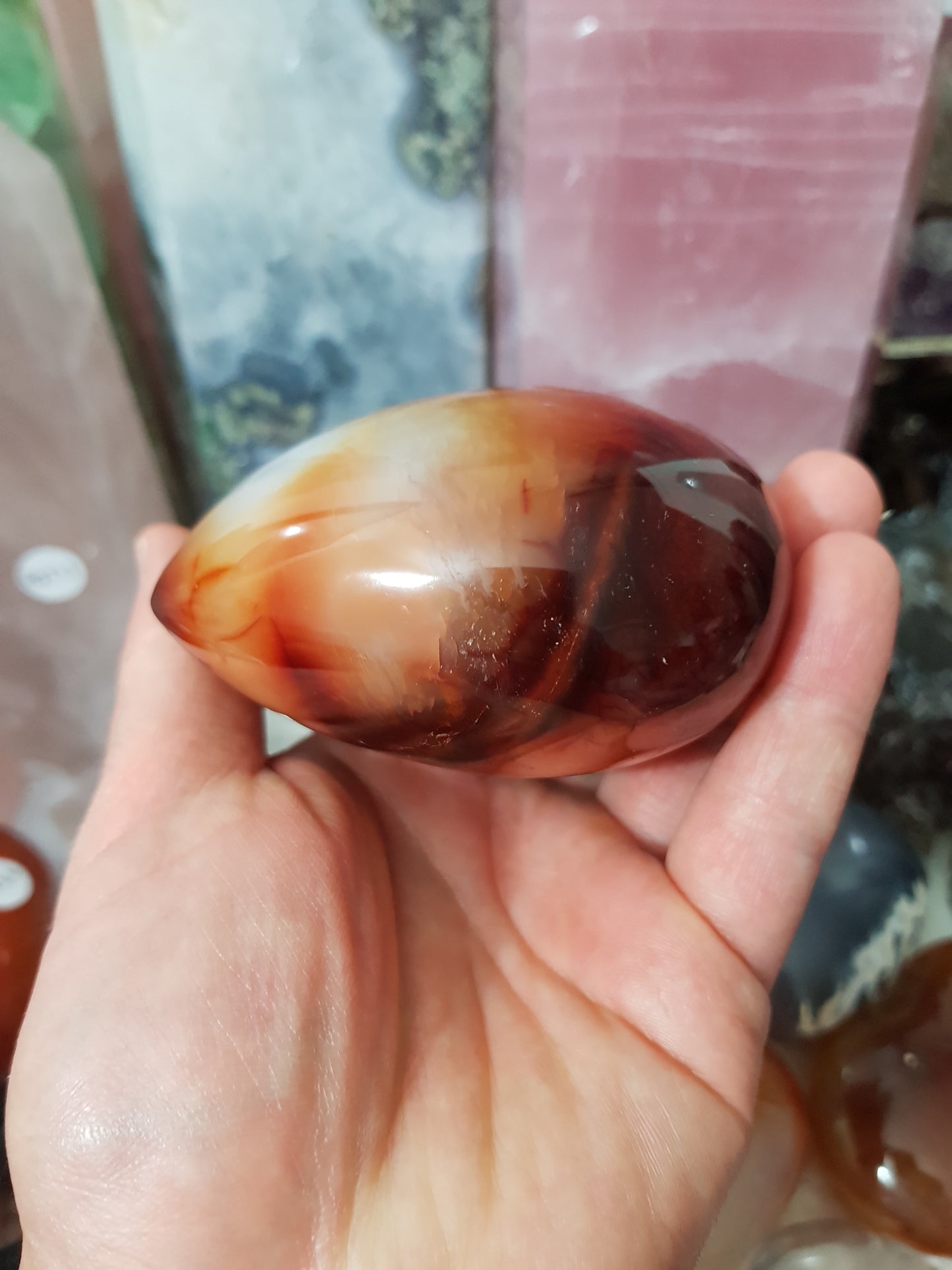 Carnelian Crystal Heart – CH24