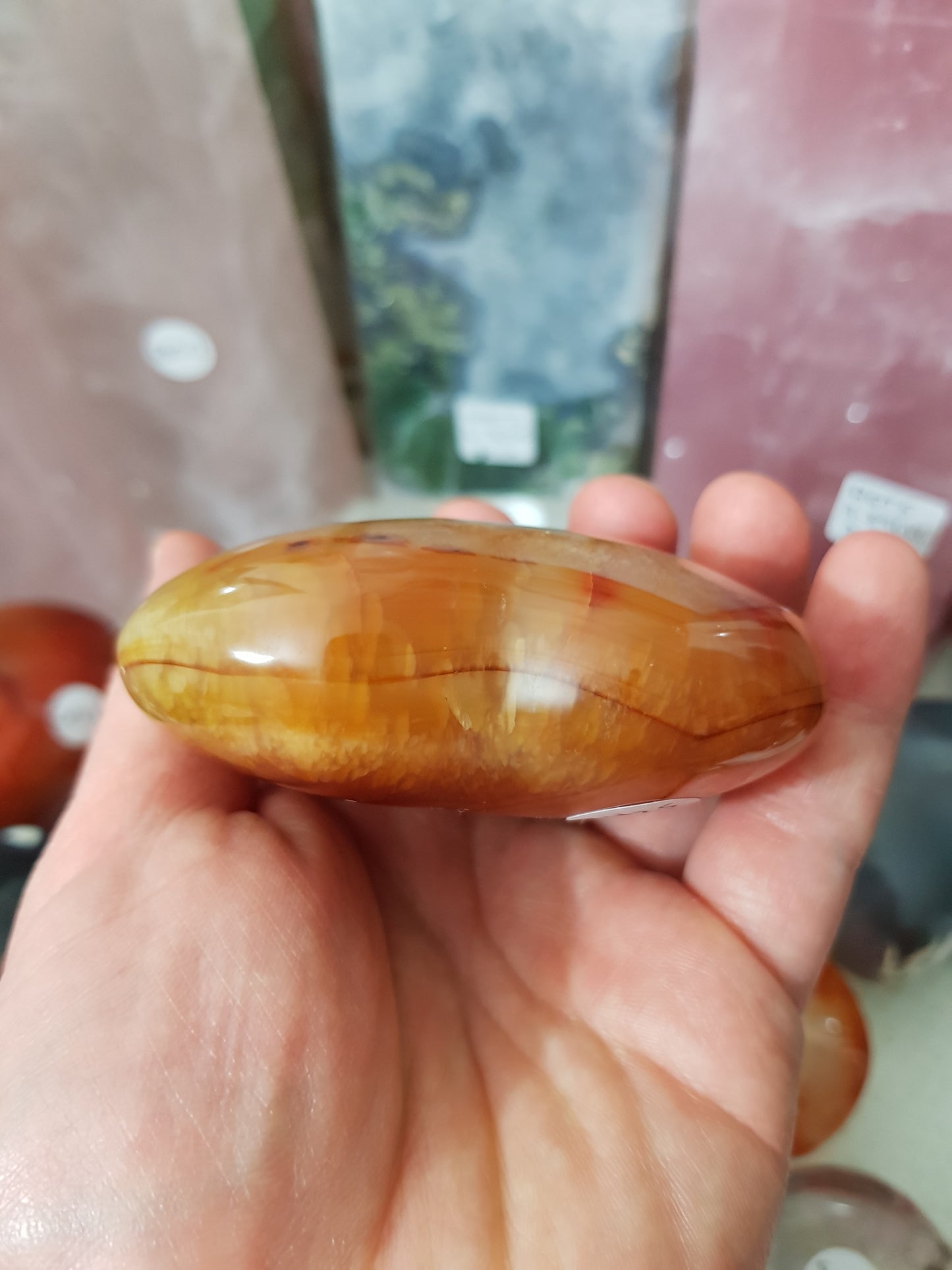 Carnelian Crystal Heart – CH25