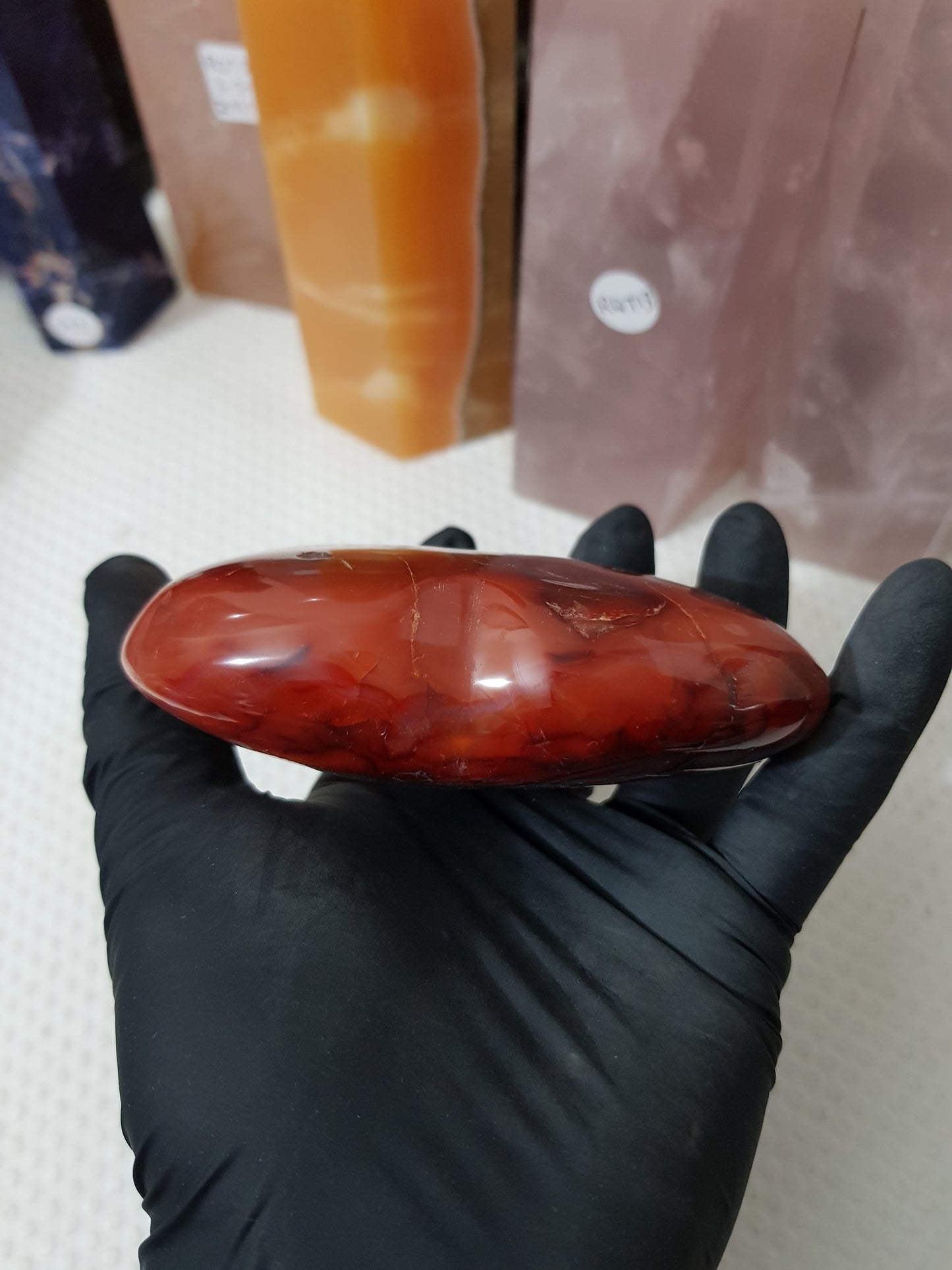 Carnelian Crystal Heart – CH26