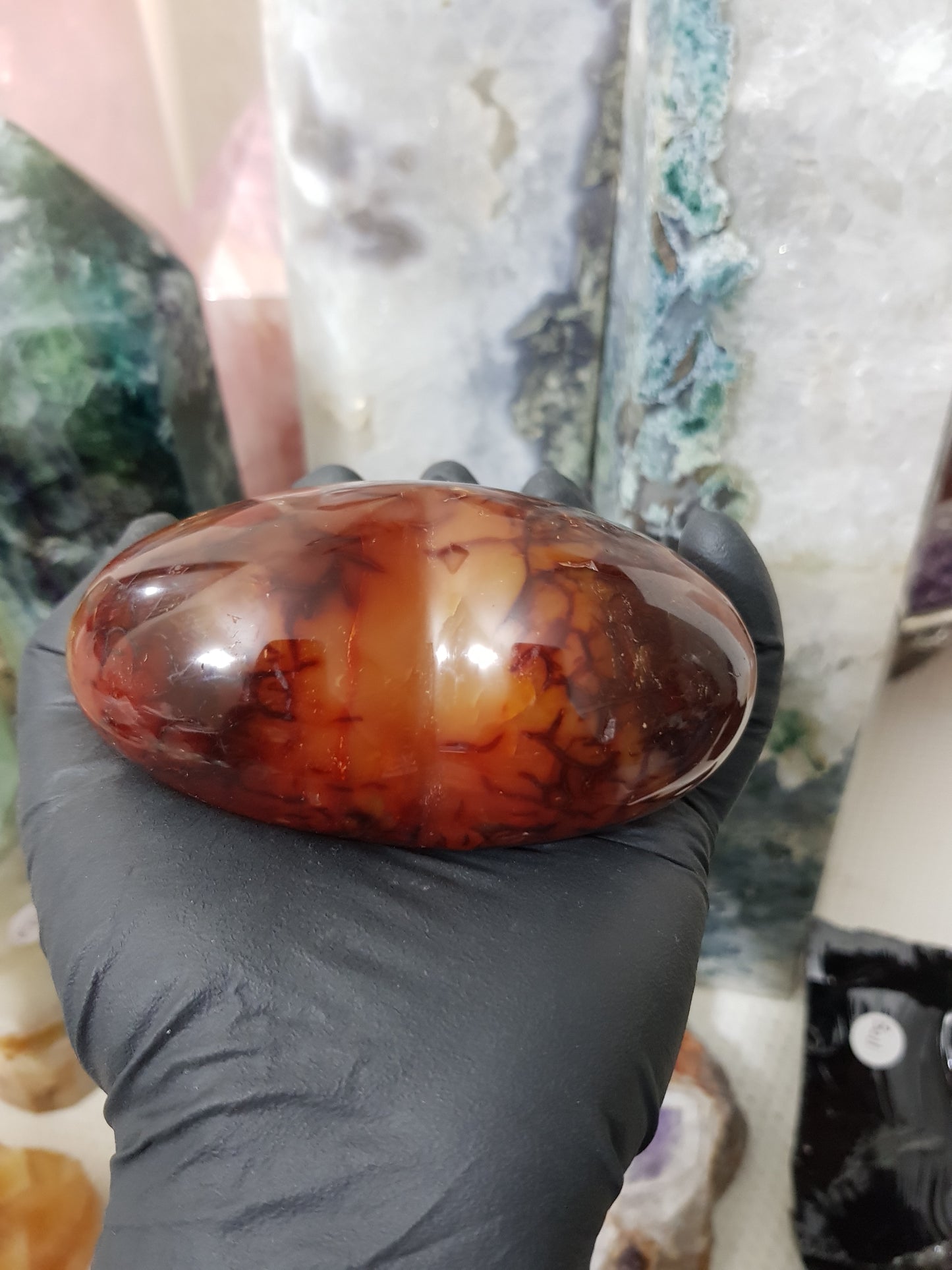 Carnelian Crystal Heart – CH9