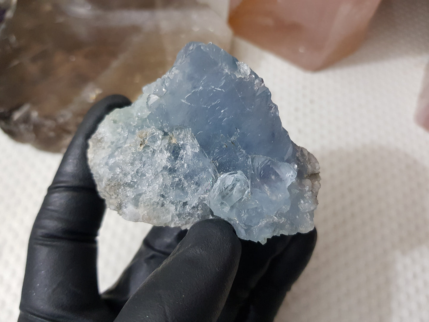 Celestite Crystal Cluster - C1