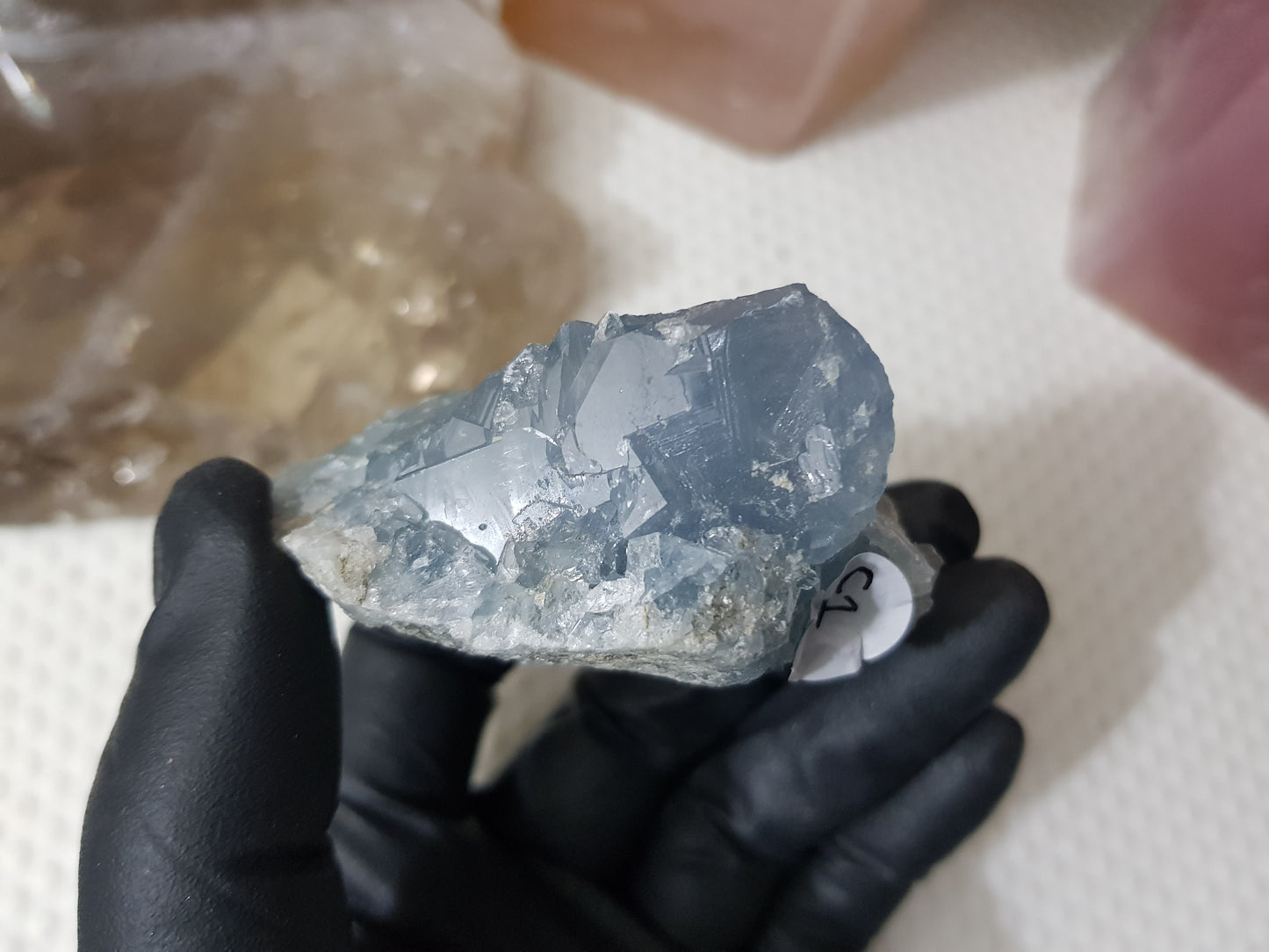 Celestite Crystal Cluster - C1