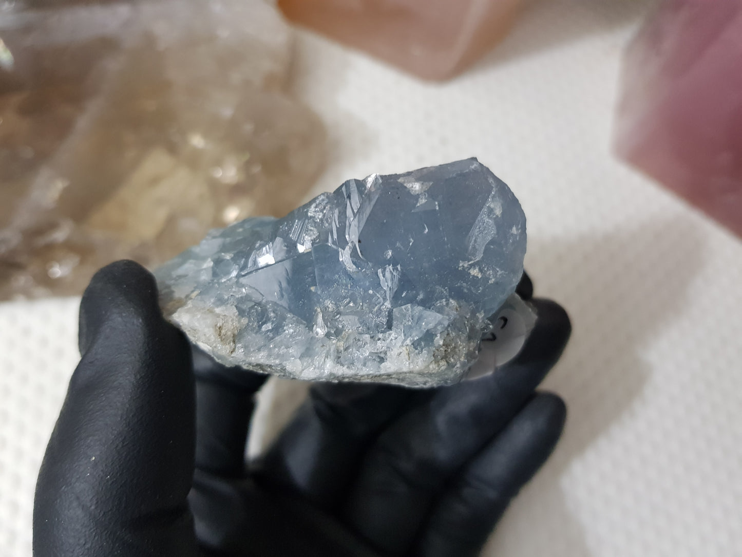 Celestite Crystal Cluster - C1