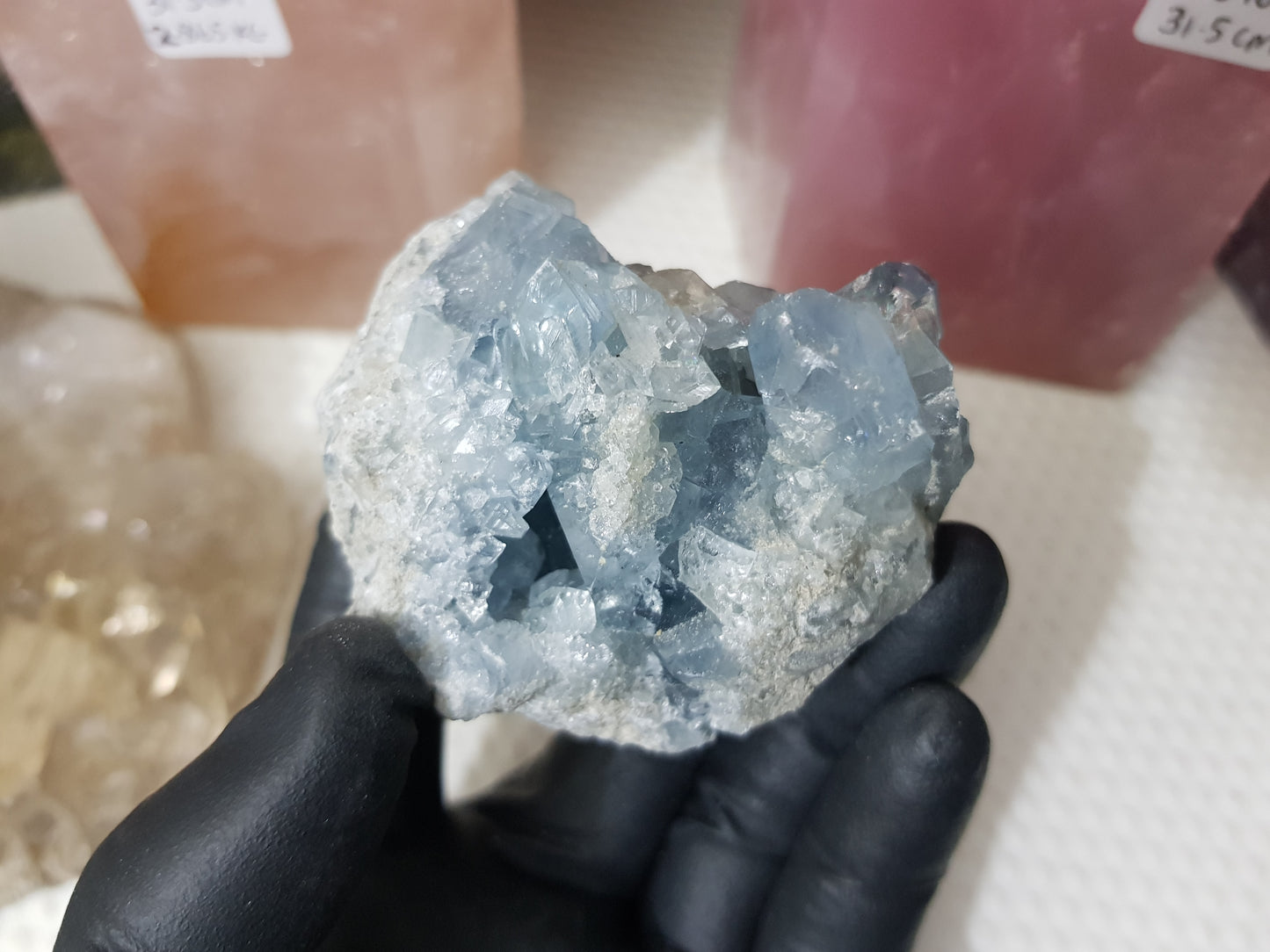 Celestite Crystal Cluster - C3