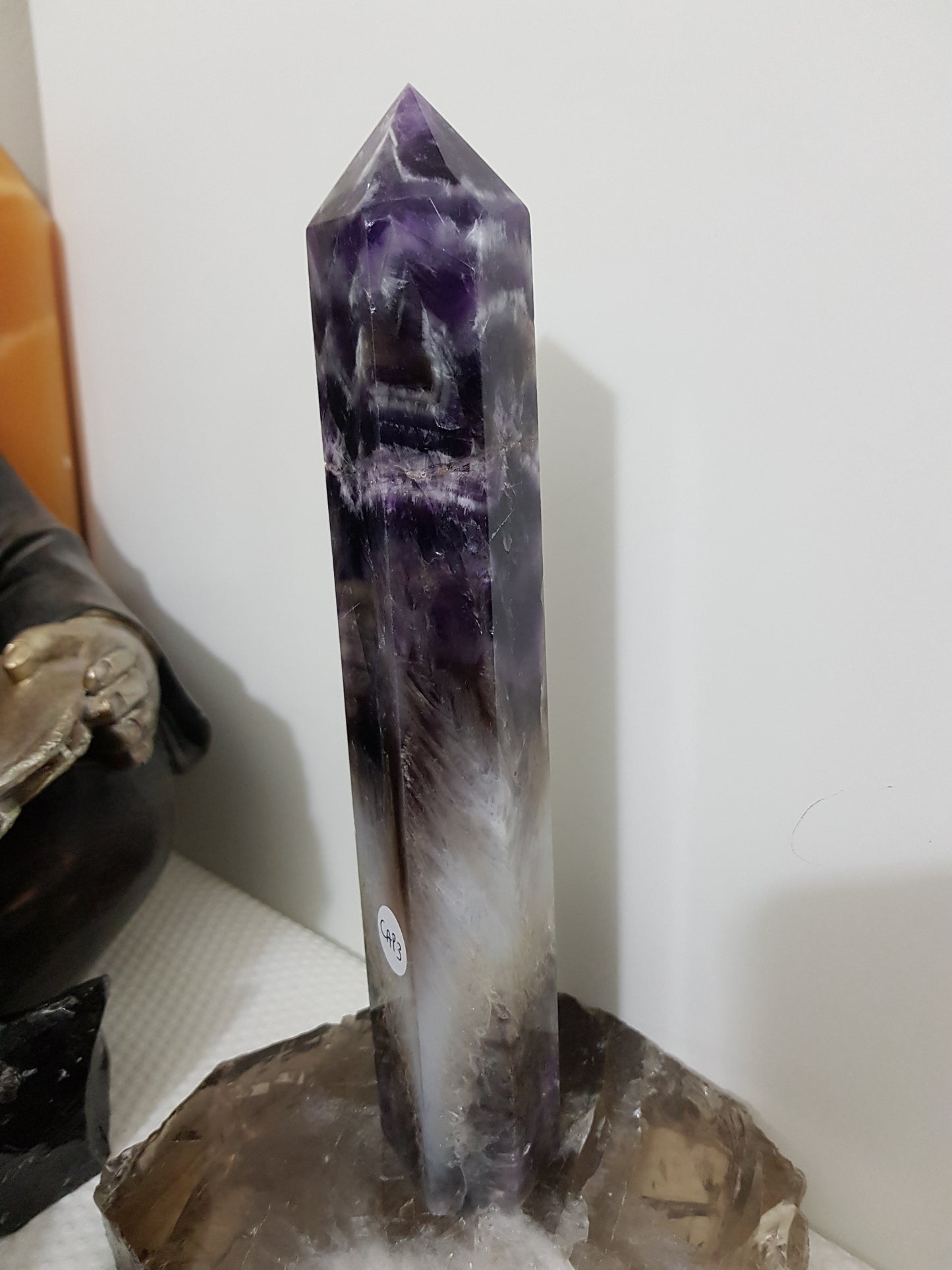 Chevron Amethyst Crystal Point – CAP3