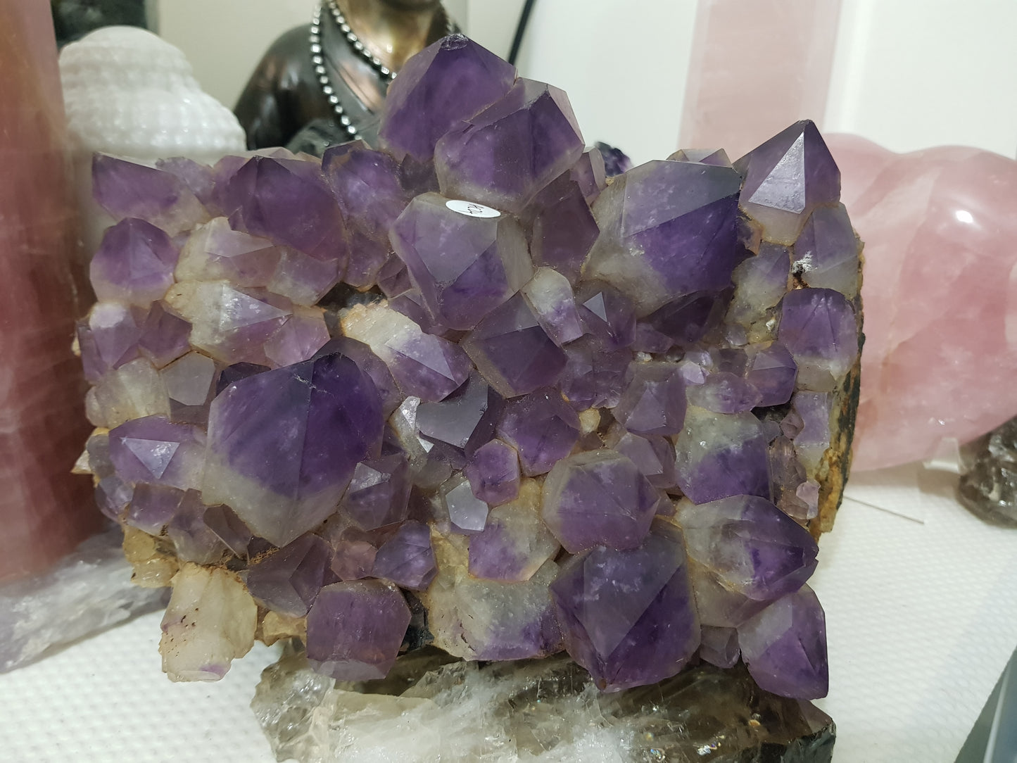 Natural Purple Amethyst Crystal Cluster Congo 25cm