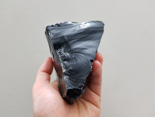 Natural Black Obsidian Crystal - BO11