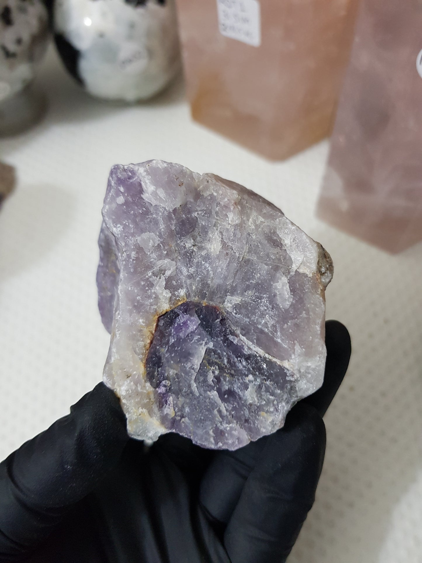Natural Chevron Amethyst Crystal Rock - NCA3