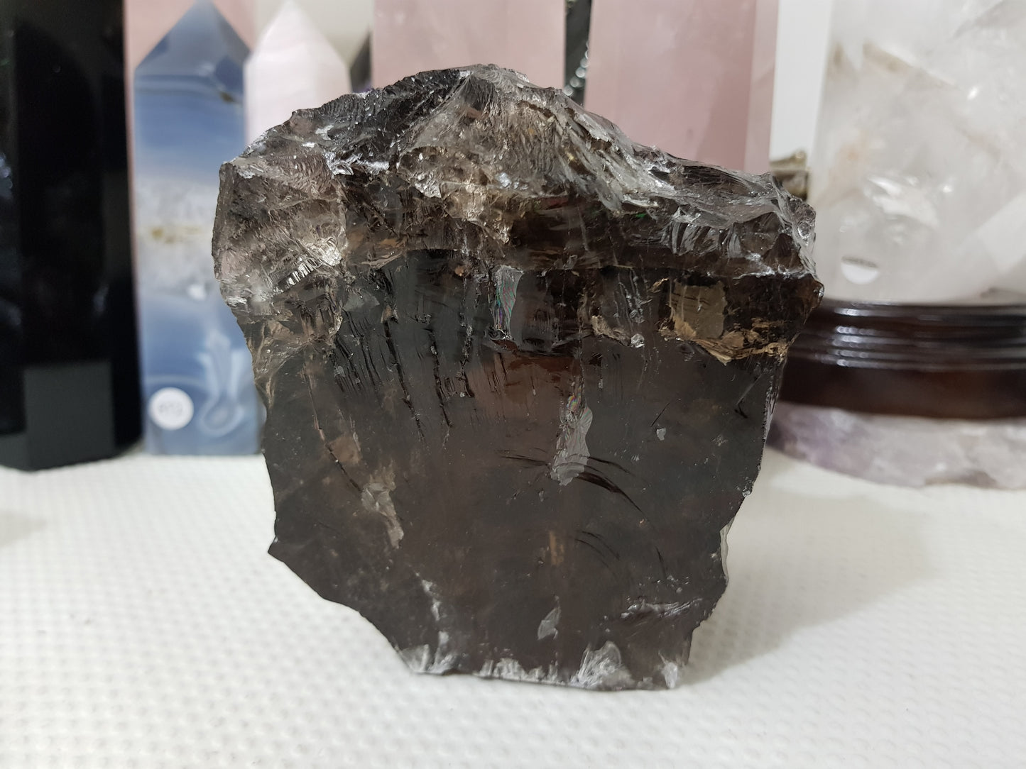 Natural Smoky Quartz Crystal Chunk - RSQ12