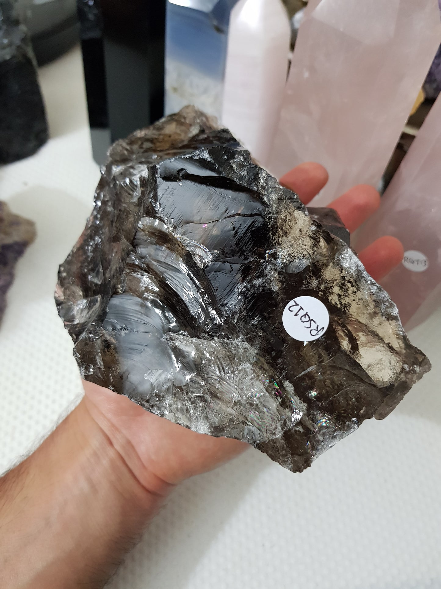 Natural Smoky Quartz Crystal Chunk - RSQ12