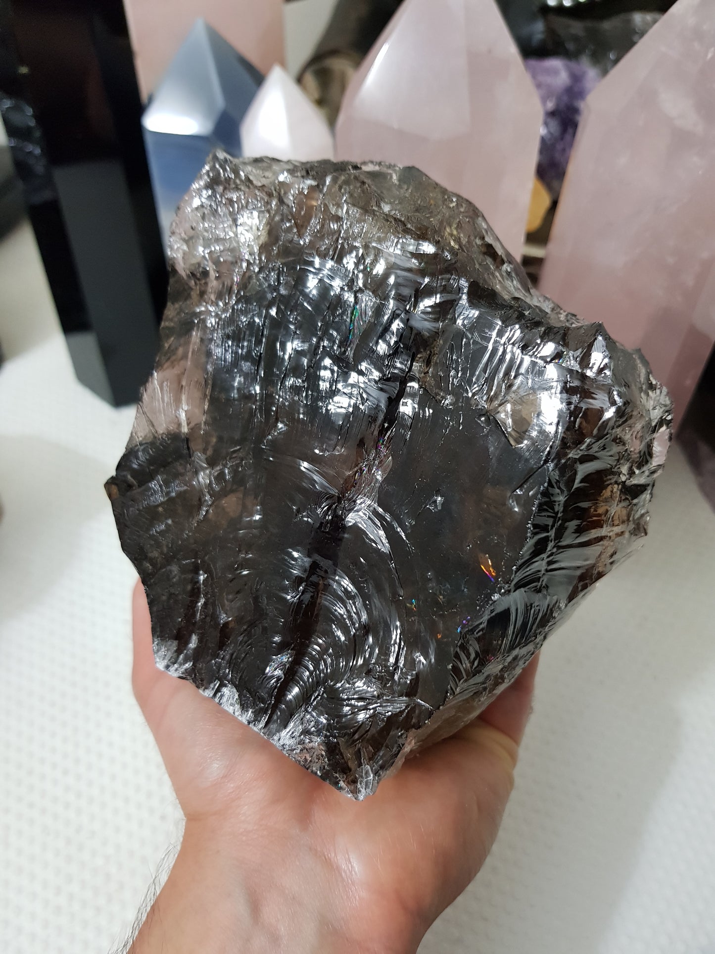 Natural Smoky Quartz Crystal Chunk - RSQ12