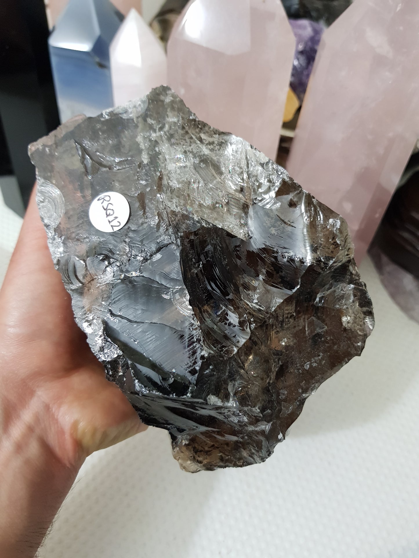 Natural Smoky Quartz Crystal Chunk - RSQ12