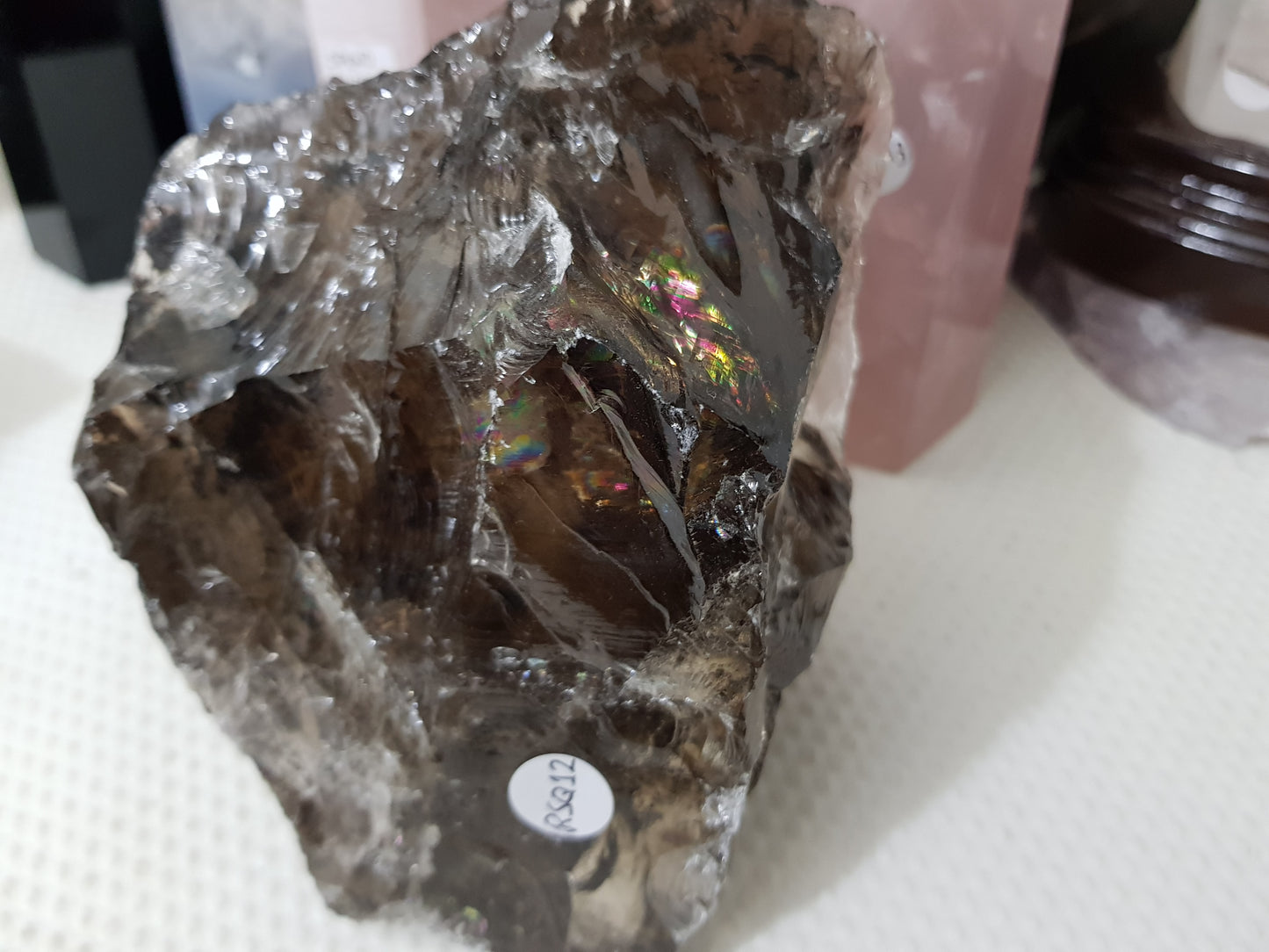 Natural Smoky Quartz Crystal Chunk - RSQ12