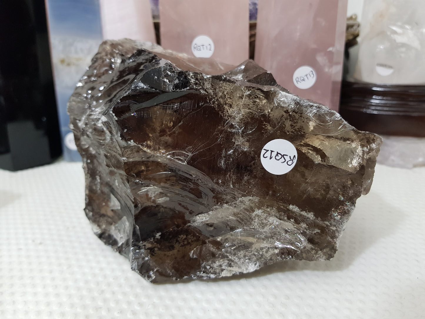 Natural Smoky Quartz Crystal Chunk - RSQ12