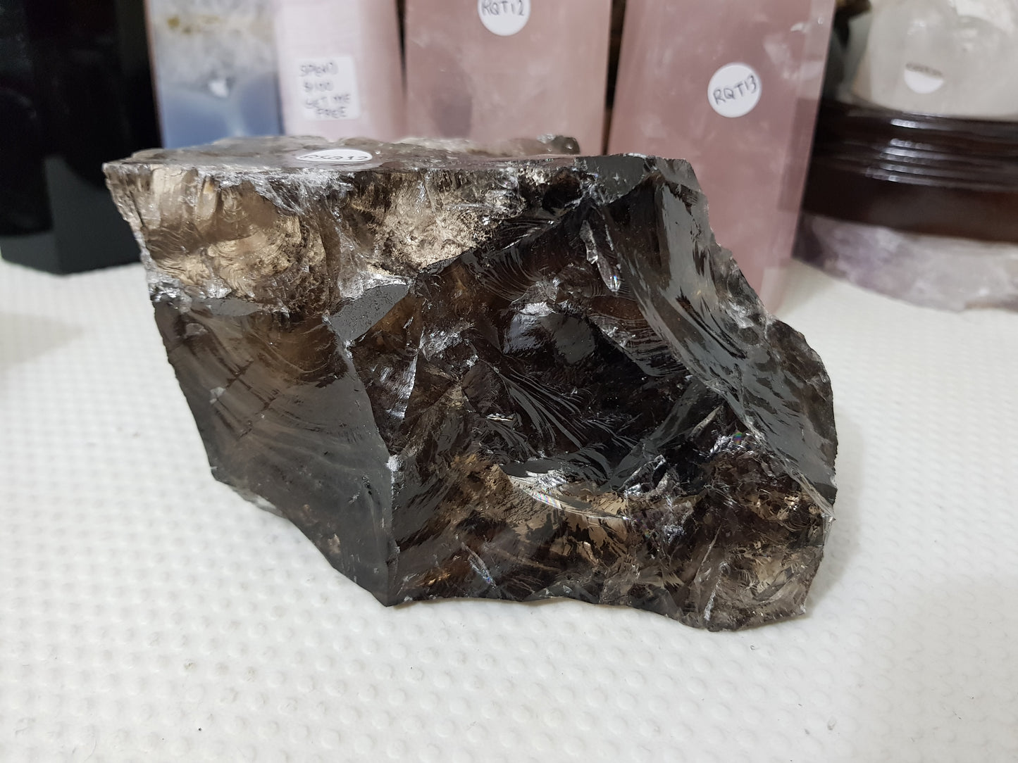 Natural Smoky Quartz Crystal Chunk - RSQ12
