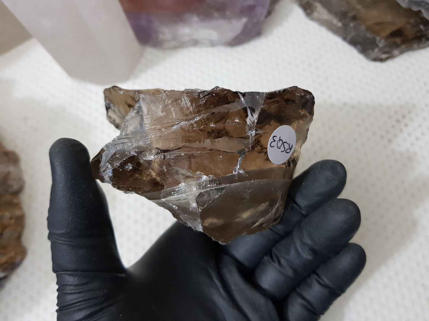 Natural Smoky Quartz Crystal Chunk - RSQ3