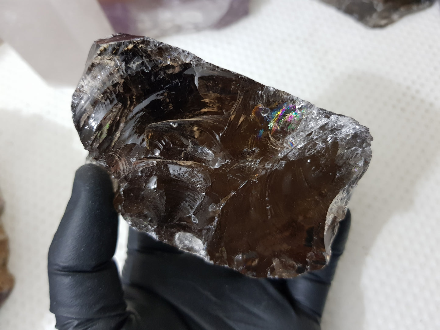 Natural Smoky Quartz Crystal Chunk - RSQ3