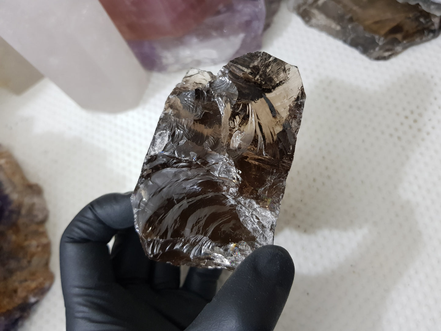 Natural Smoky Quartz Crystal Chunk - RSQ3