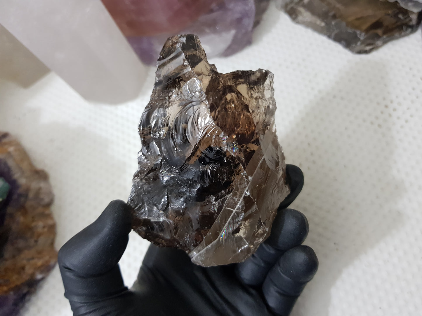 Natural Smoky Quartz Crystal Chunk - RSQ3