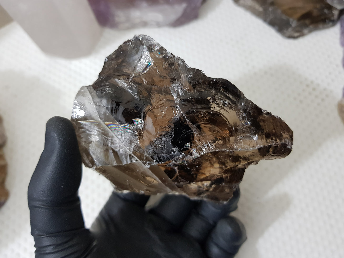 Natural Smoky Quartz Crystal Chunk - RSQ3