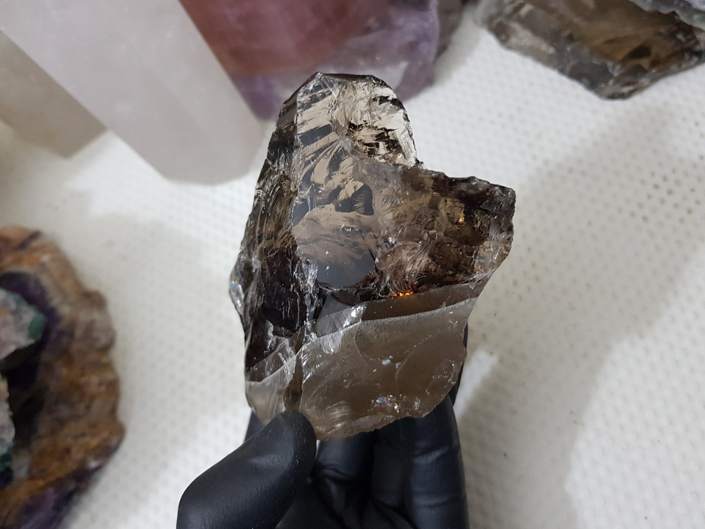Natural Smoky Quartz Crystal Chunk - RSQ3