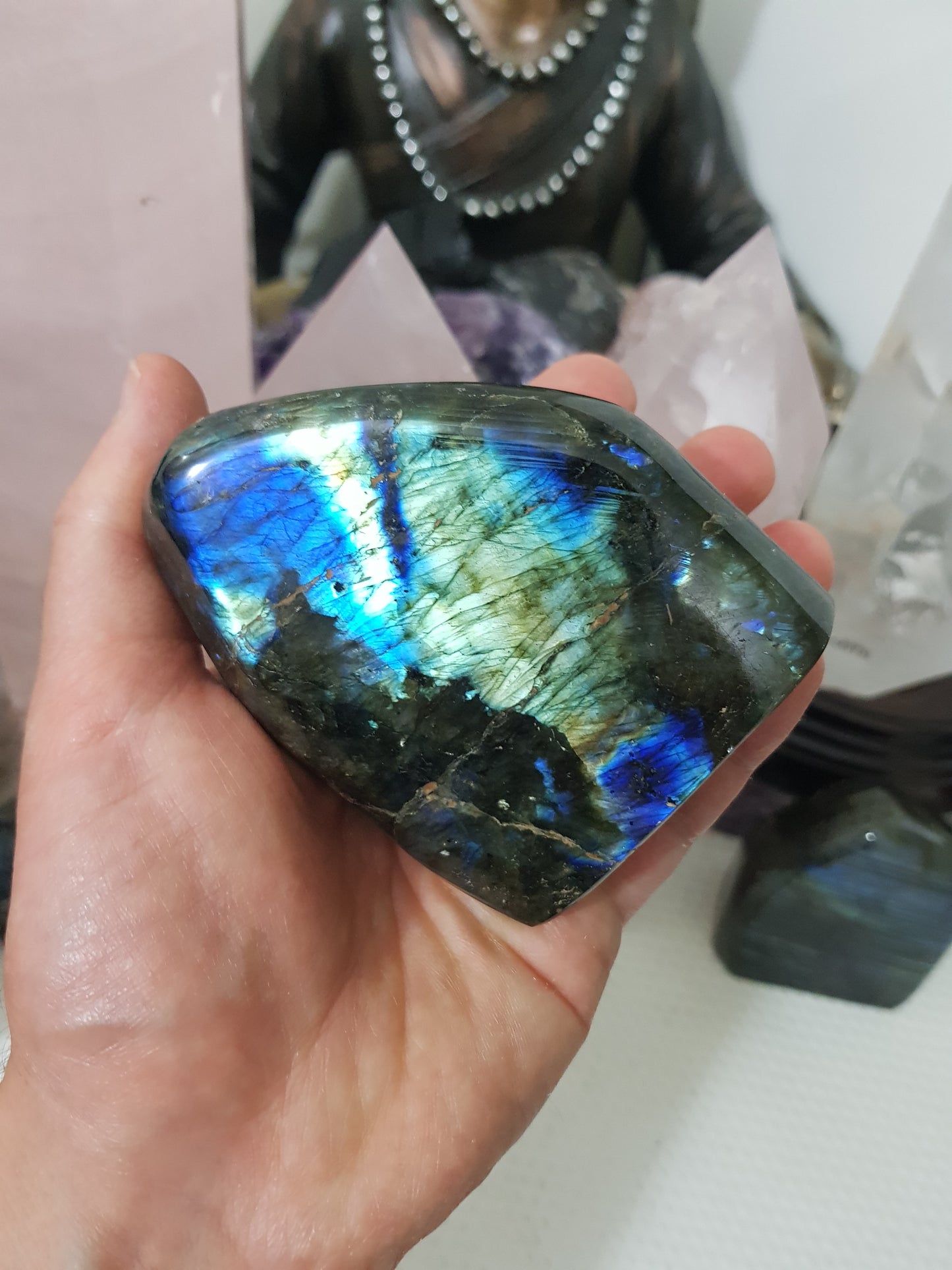 Polished Labradorite Crystal Freeform – LFF38