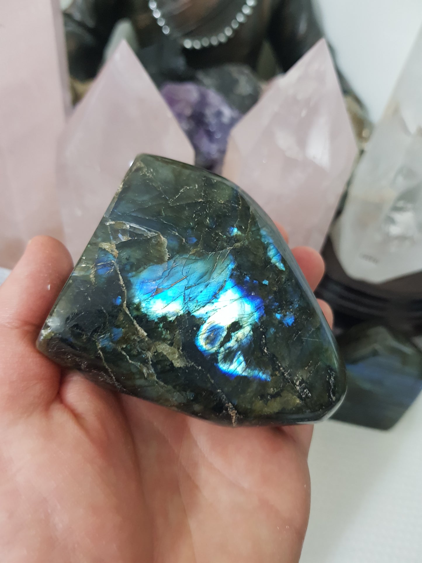 Polished Labradorite Crystal Freeform – LFF38