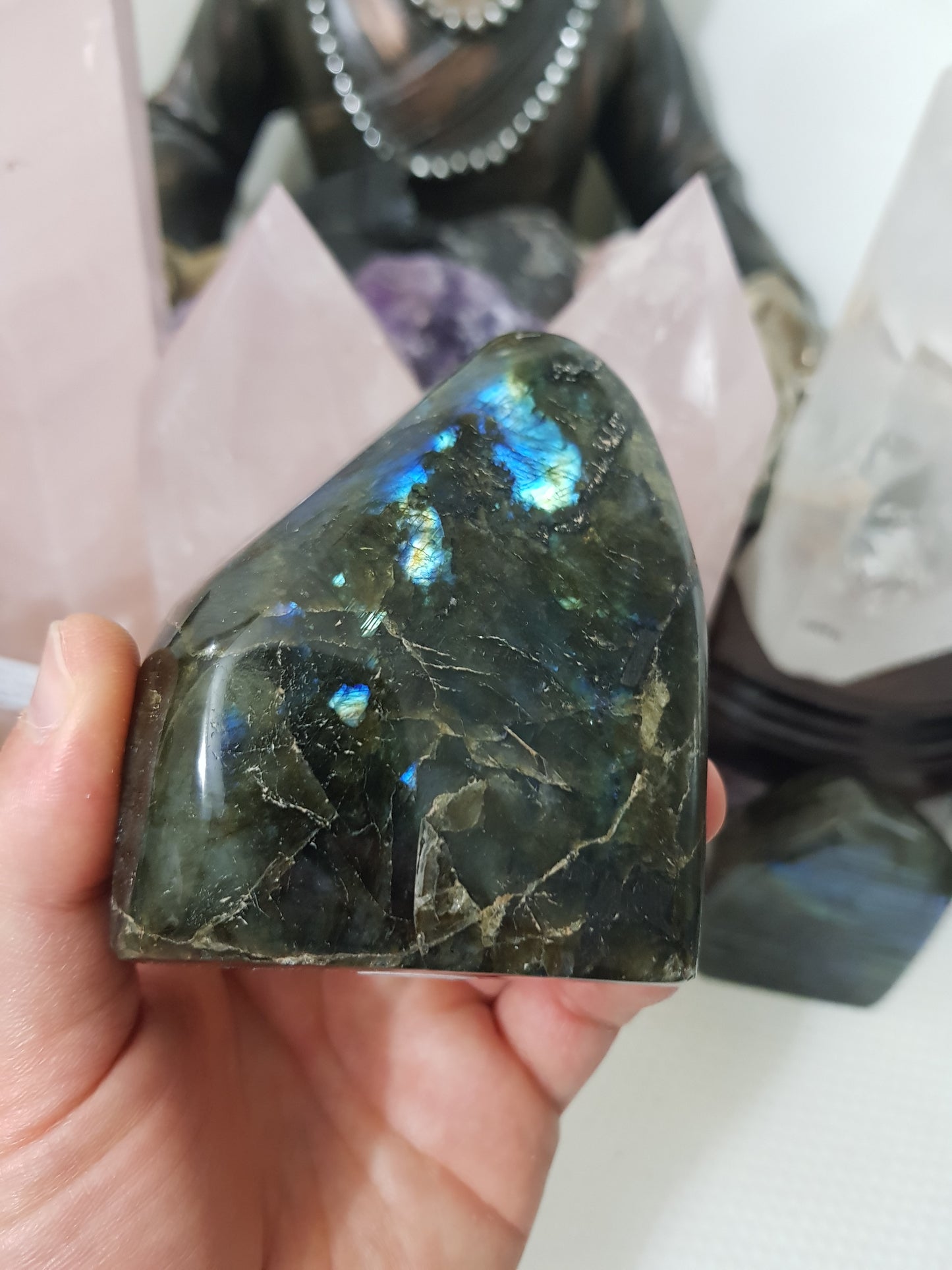 Polished Labradorite Crystal Freeform – LFF38