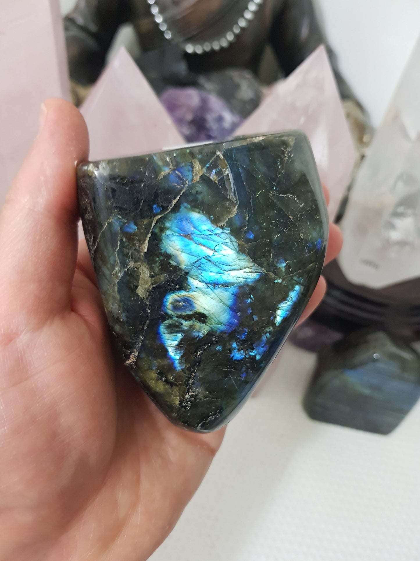Polished Labradorite Crystal Freeform – LFF38