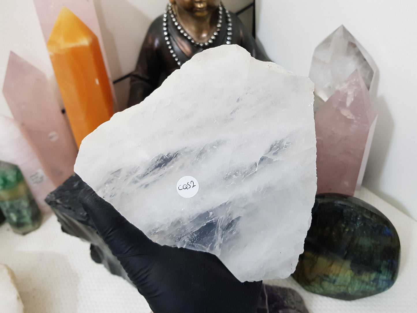 Clear Quartz Crystal Slice - CQS2