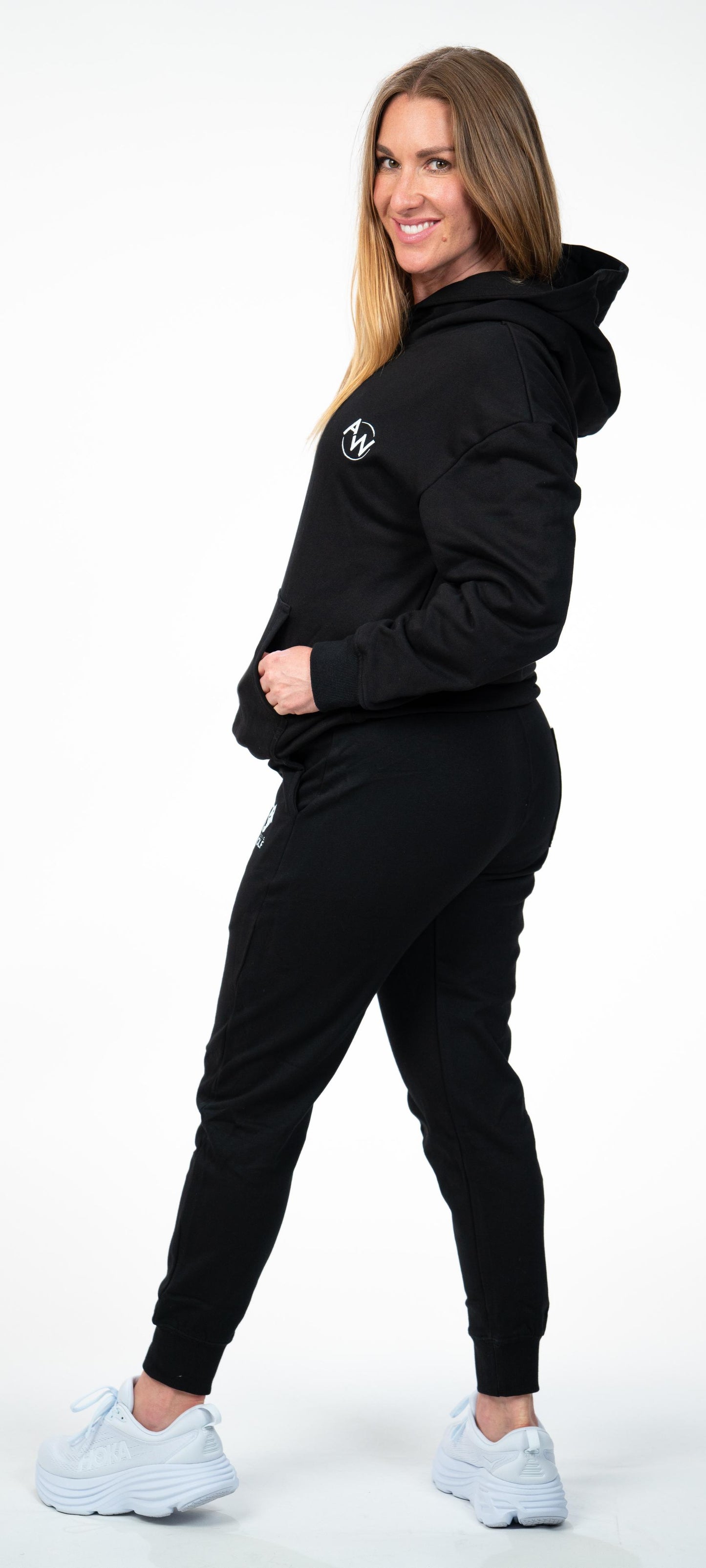 Arctic Wolf Unisex Essential Joggers - Black