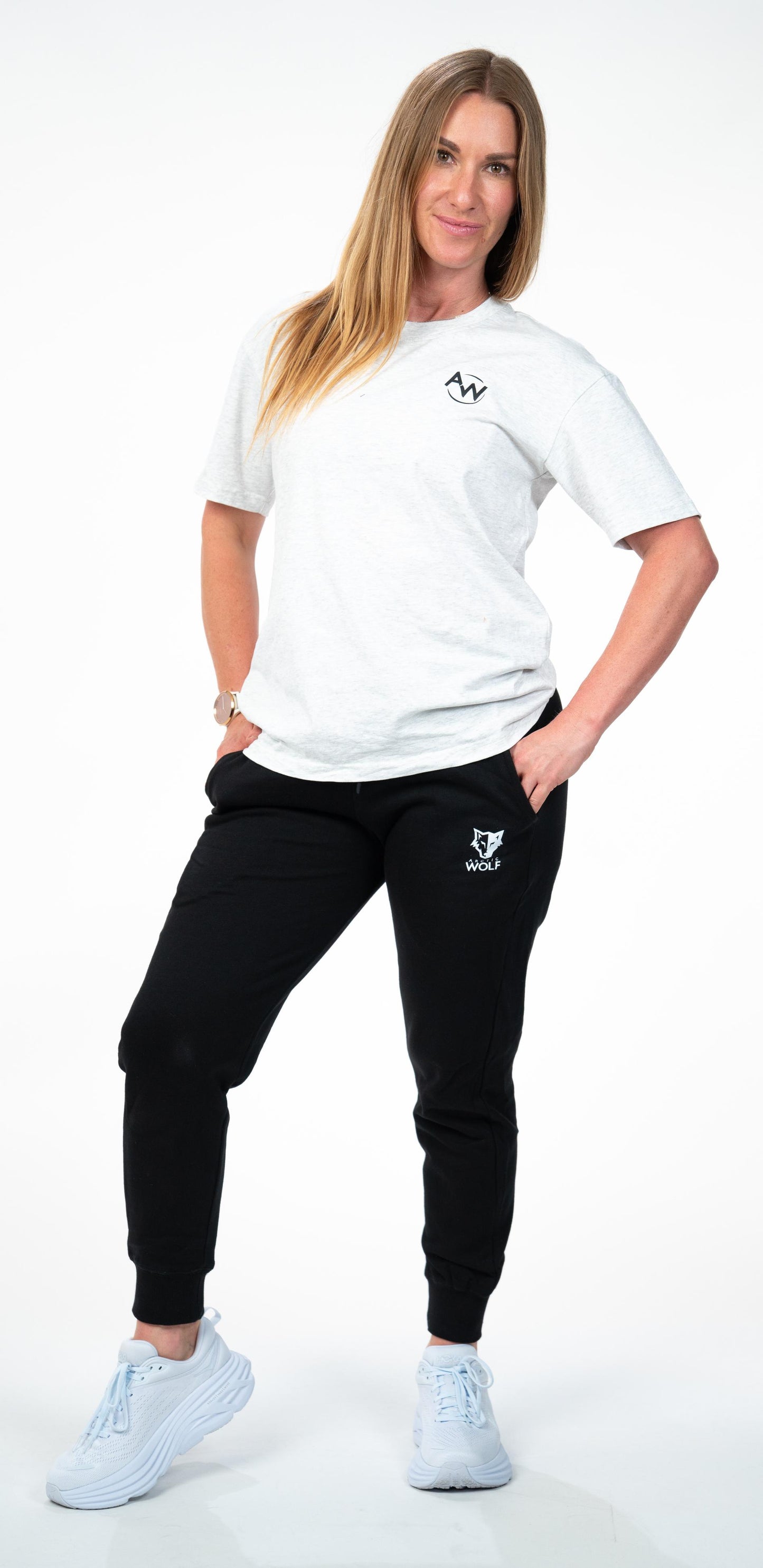 Arctic Wolf Unisex Essential Joggers - Black