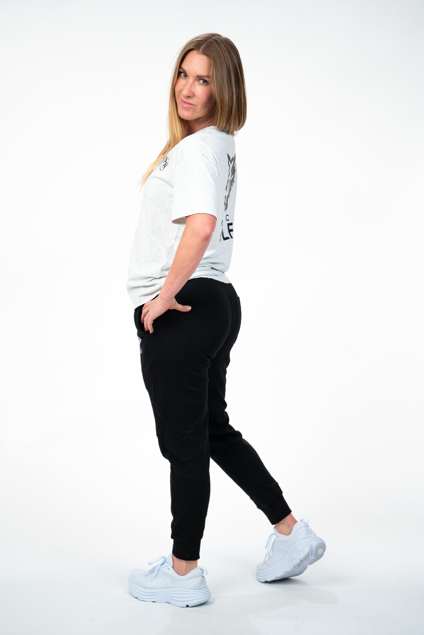 Arctic Wolf Unisex Essential Joggers - Black