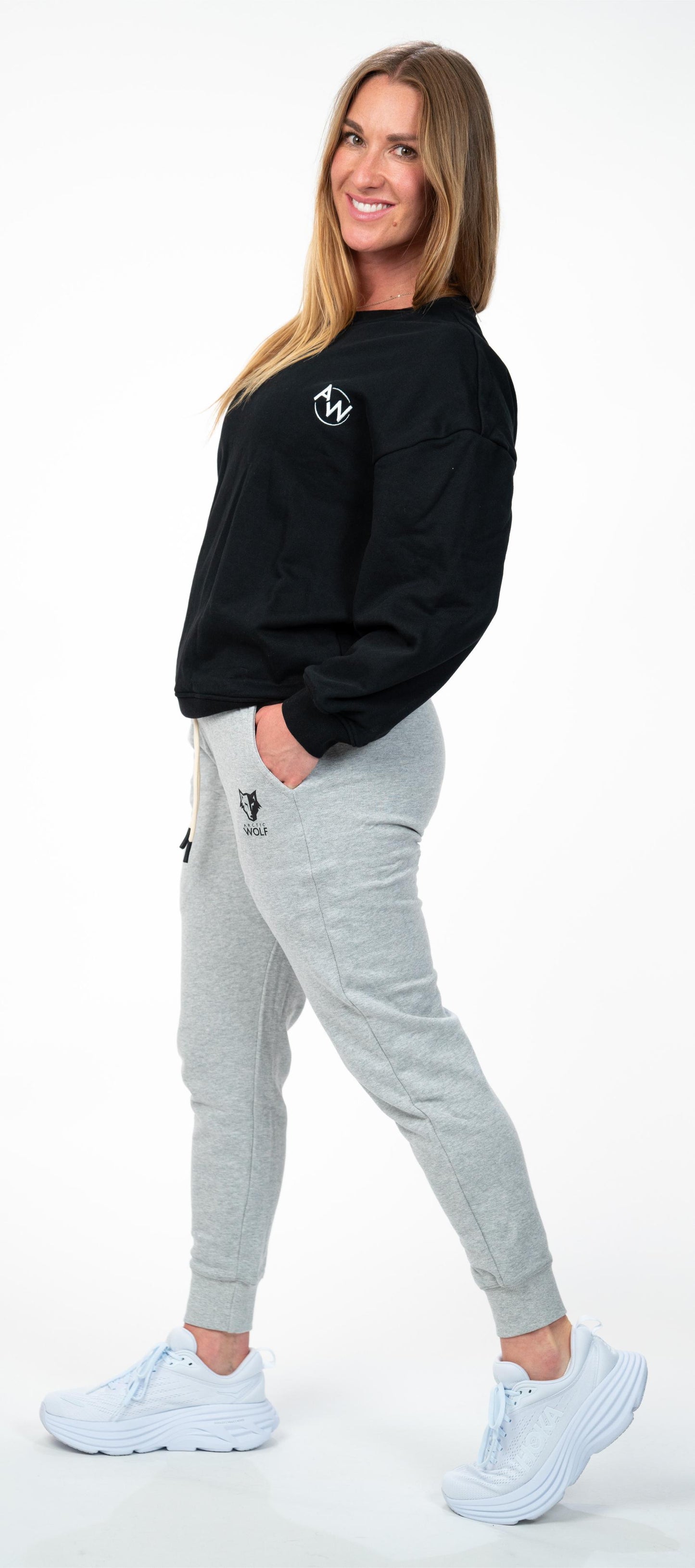 Arctic Wolf Unisex Essential Joggers - Grey