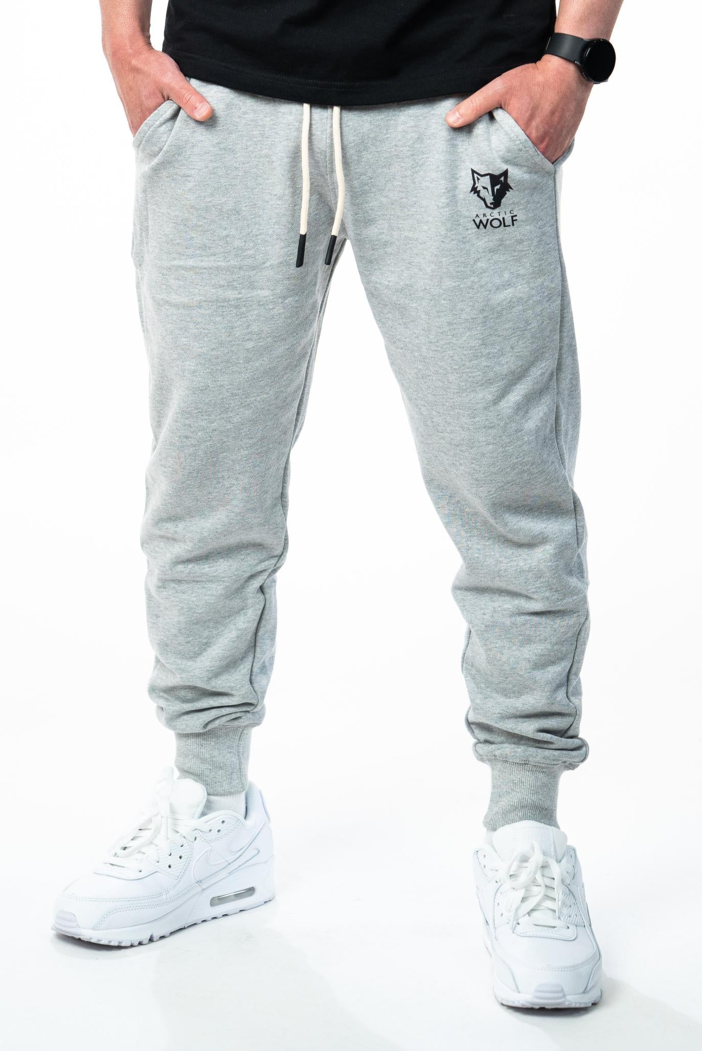 Arctic Wolf Unisex Essential Joggers - Grey