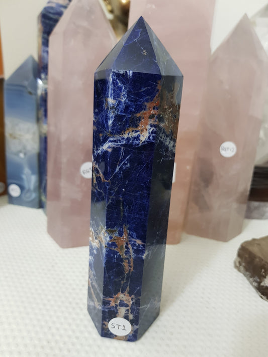 Blue Sodalite Crystal Tower - ST1