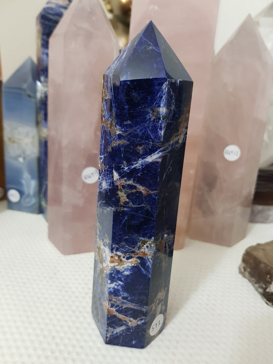 Blue Sodalite Crystal Tower - ST1