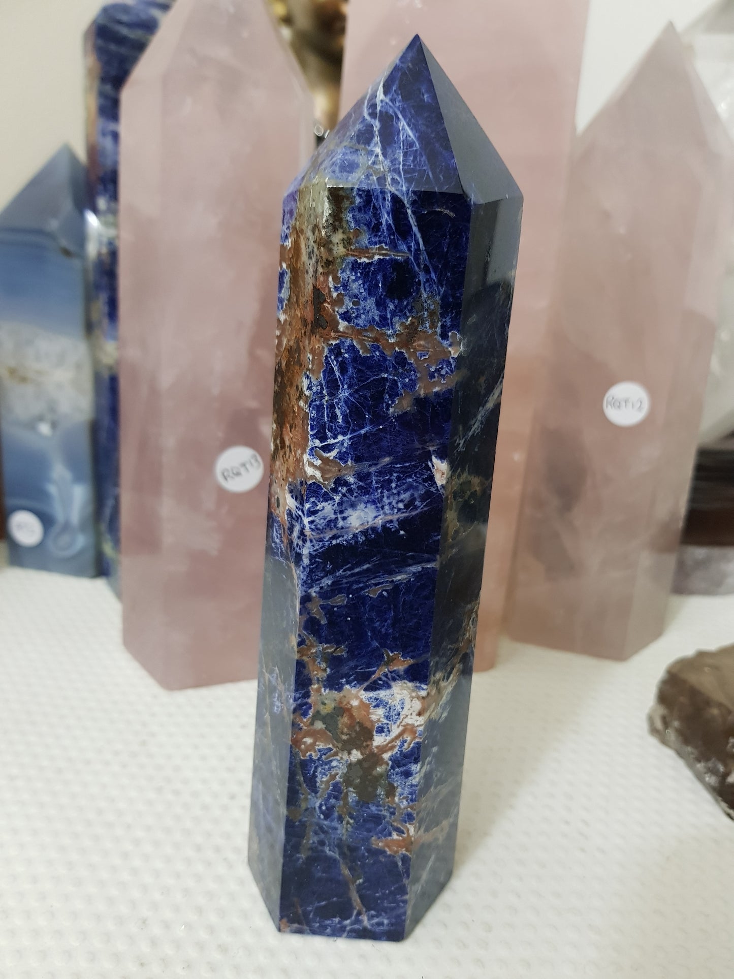 Blue Sodalite Crystal Tower - ST1