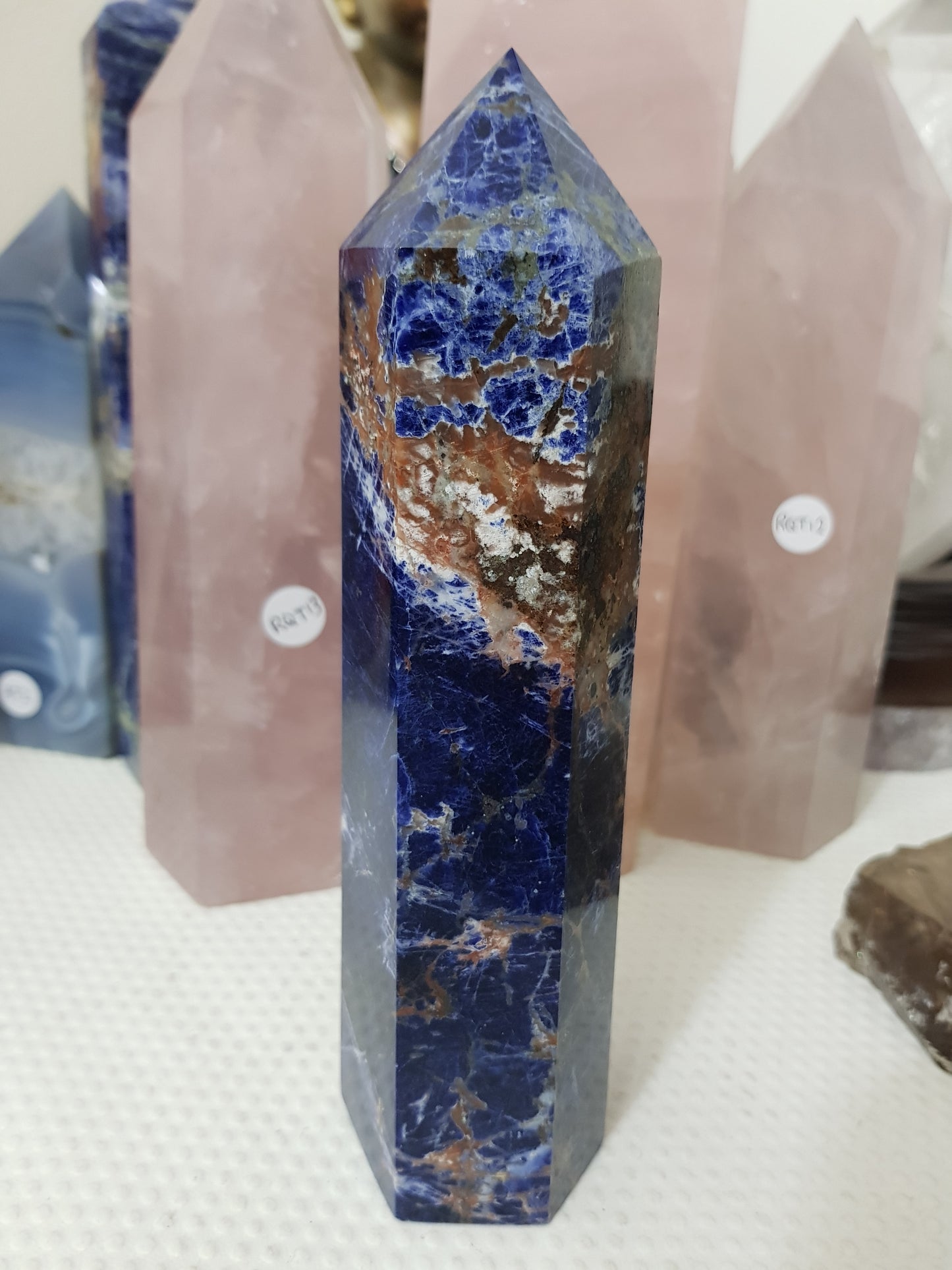 Blue Sodalite Crystal Tower - ST1