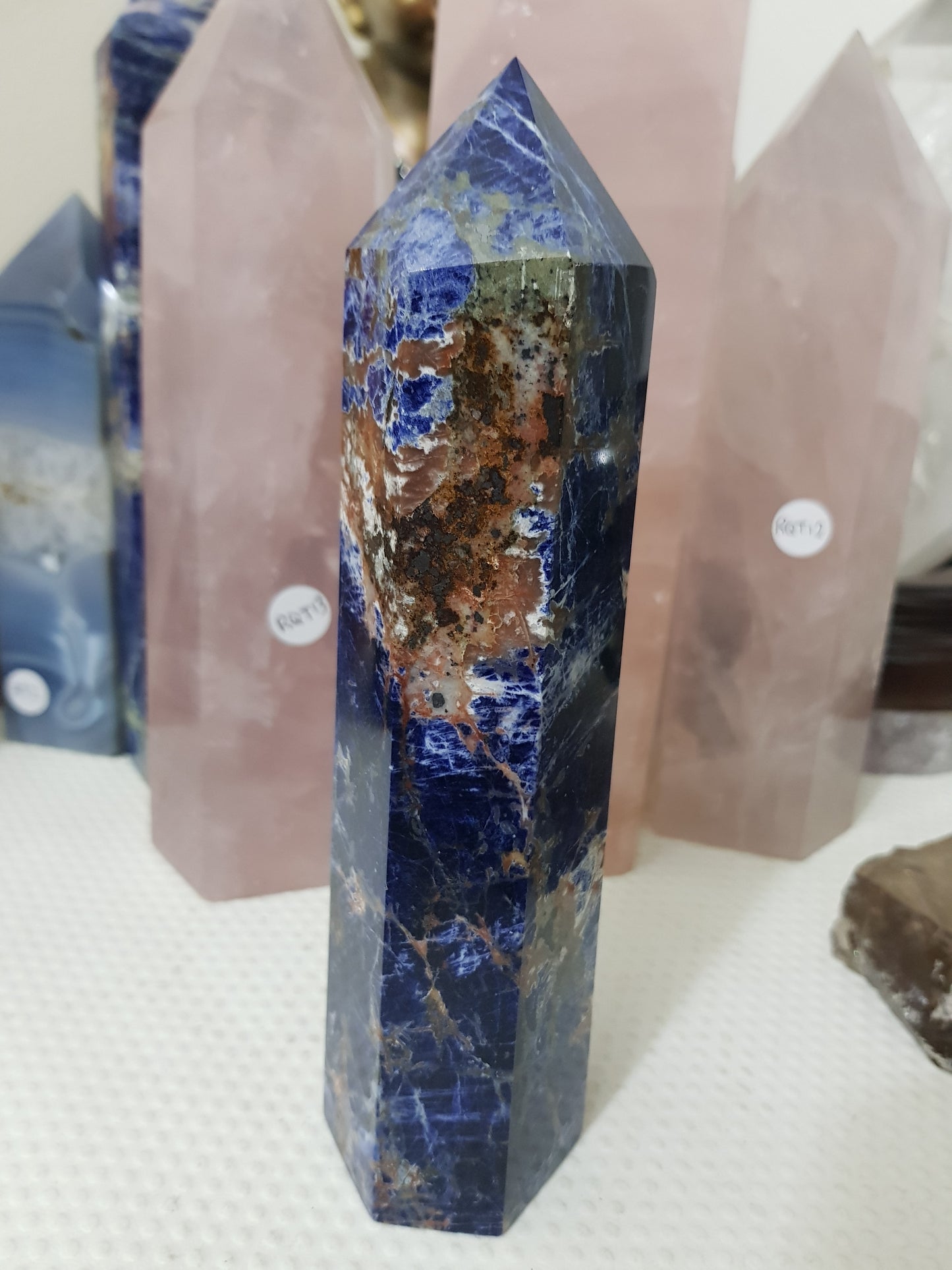 Blue Sodalite Crystal Tower - ST1
