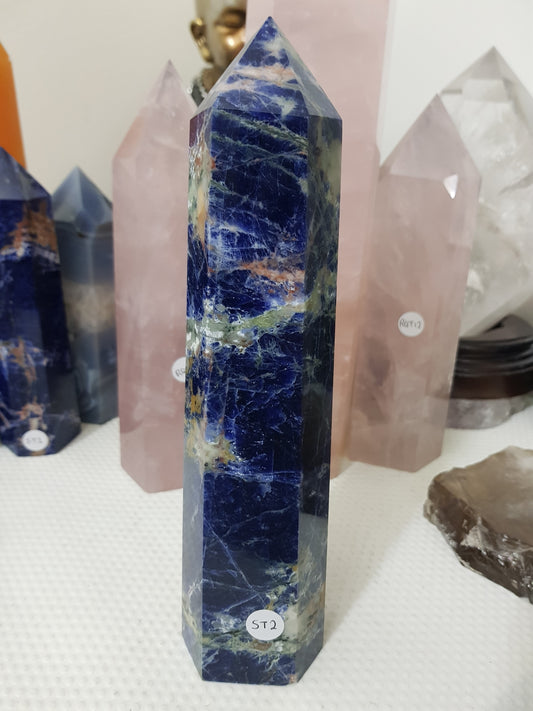 Blue Sodalite Crystal Tower - ST2