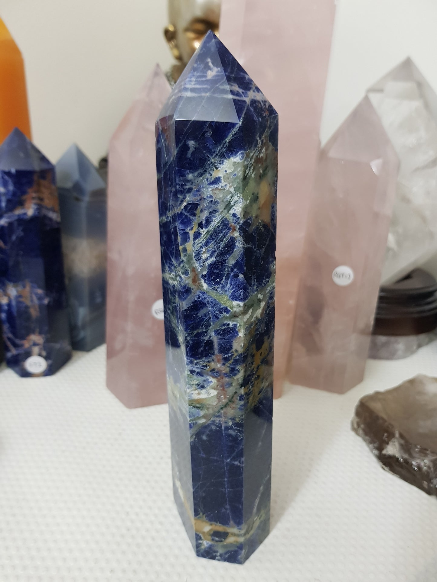 Blue Sodalite Crystal Tower - ST2