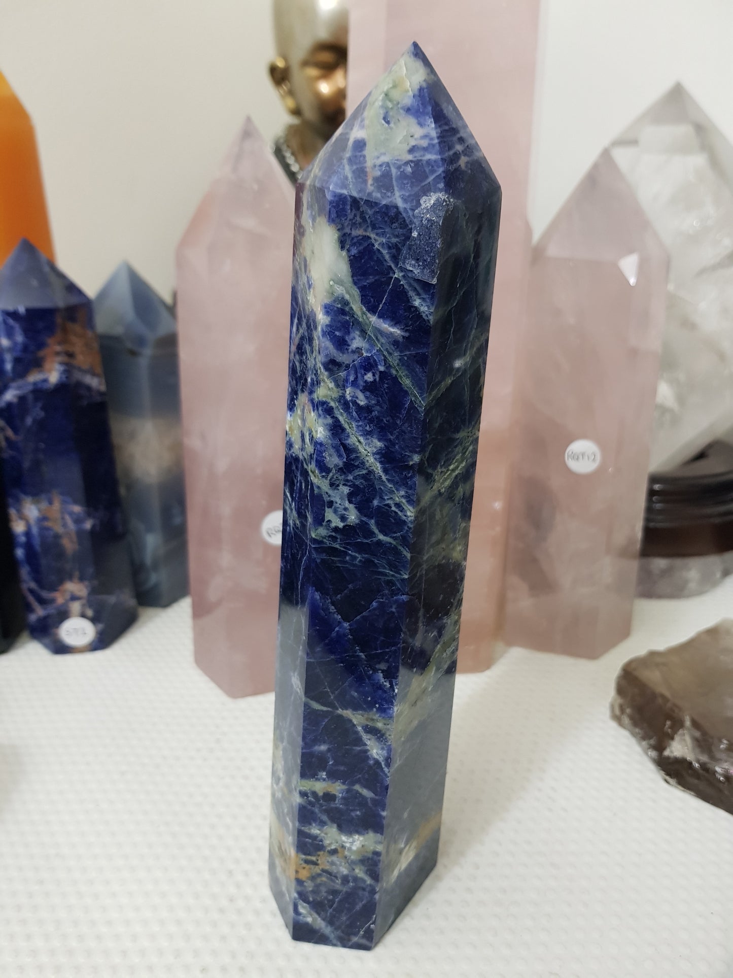 Blue Sodalite Crystal Tower - ST2