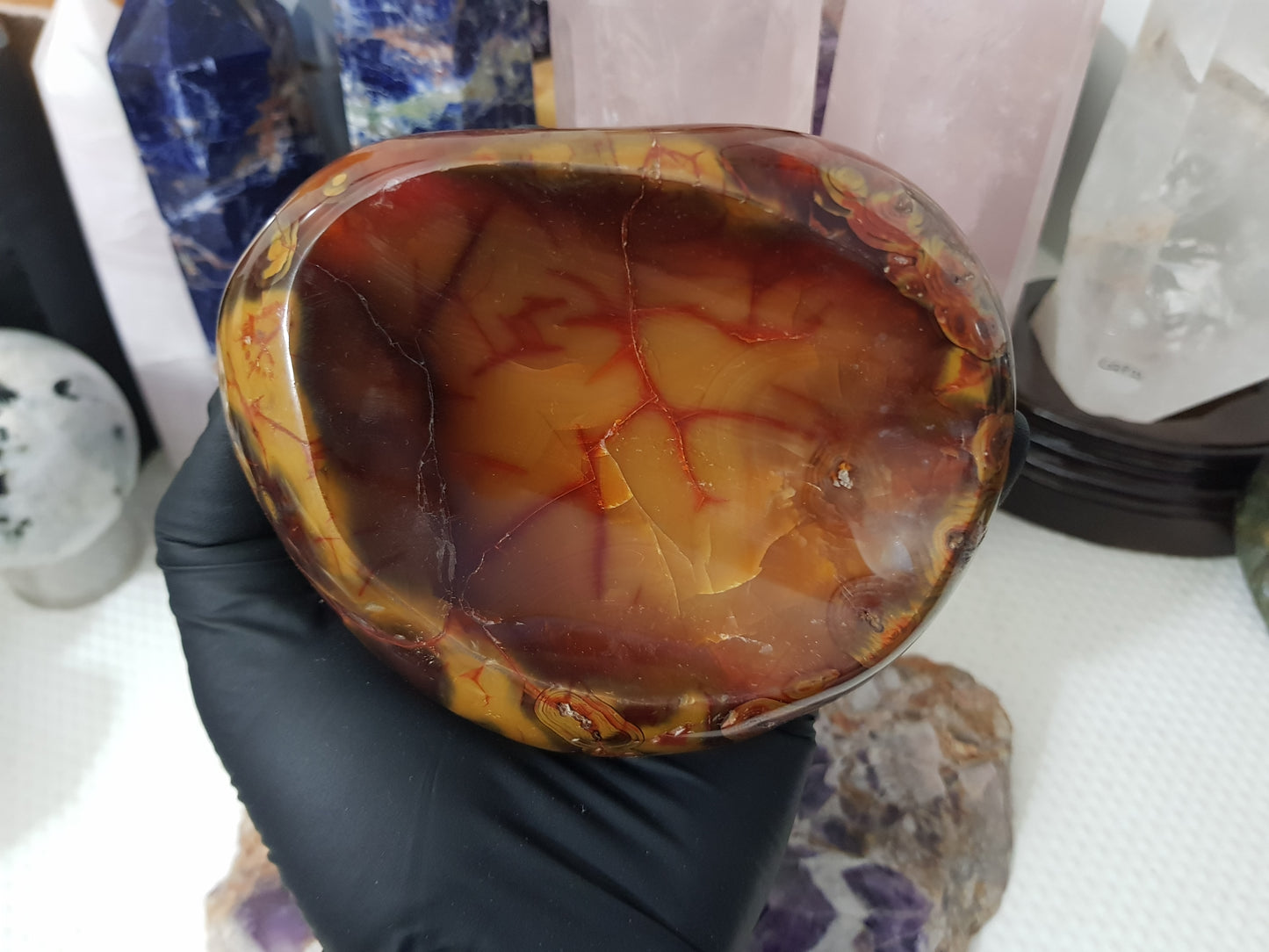 Carnelian Crystal Bowl – CB3