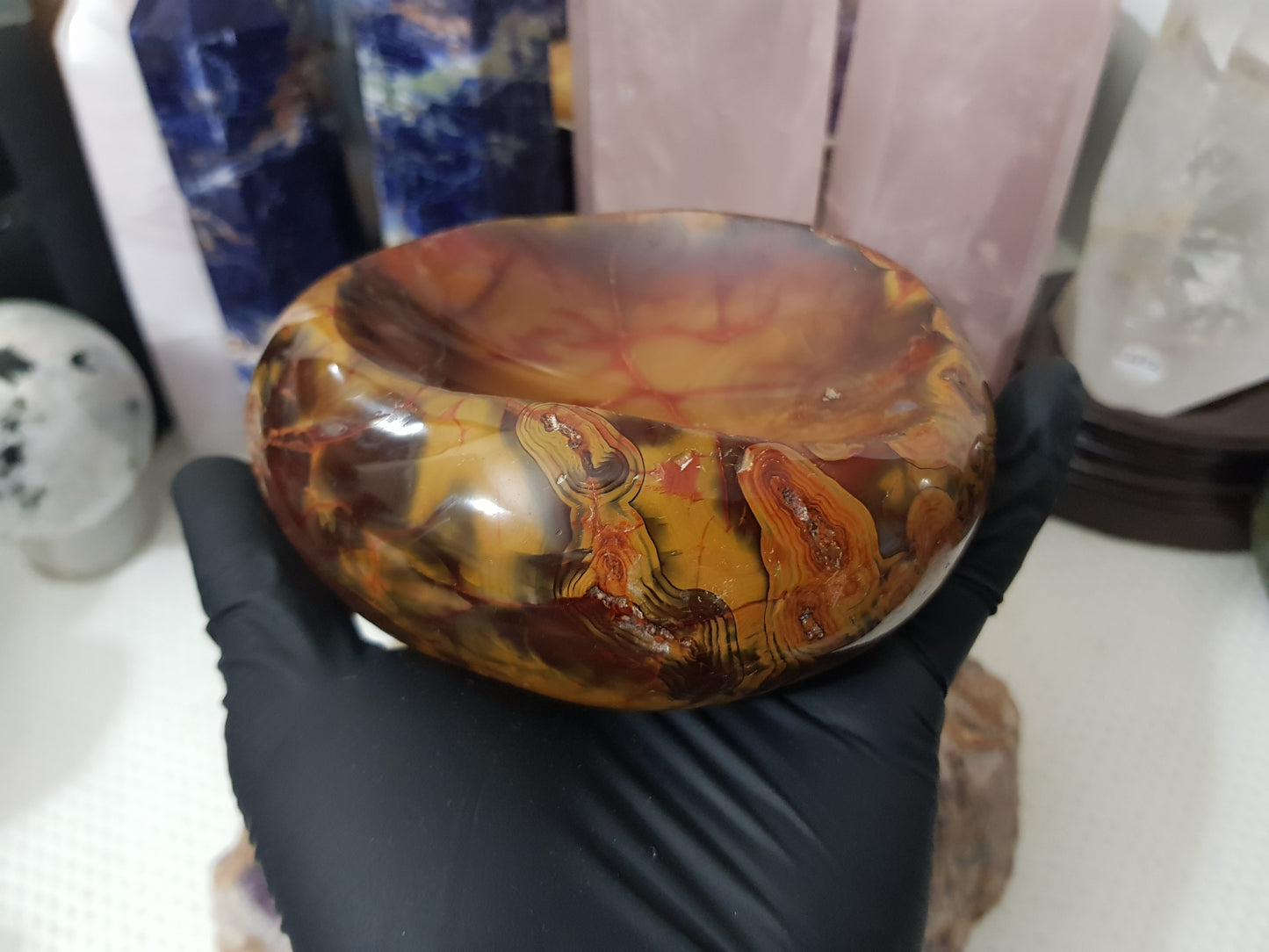 Carnelian Crystal Bowl – CB3